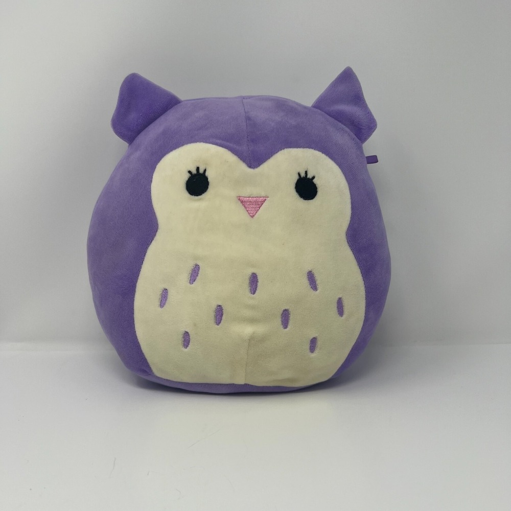 Squishmallow Holly Purple Owl Plush 9 Inch KellyToy Soft Stuffed Animal Toy Gift